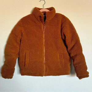 Art Class Fleece Cropped Puffer Jacket- Girl’s XL